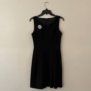 White House Black Market Black Sleeveless Cocktail Dress